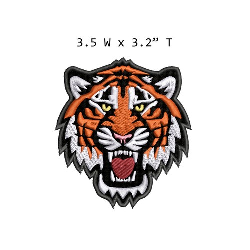 Bengal tiger iron - iron-on, patch