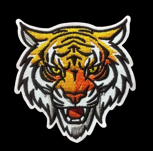 Tiger embroidered patches - embroidered,