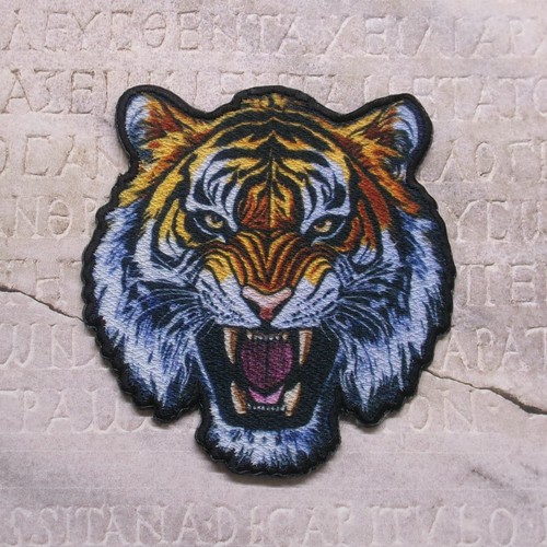 Bengal tiger iron patch - tiger, iron-on