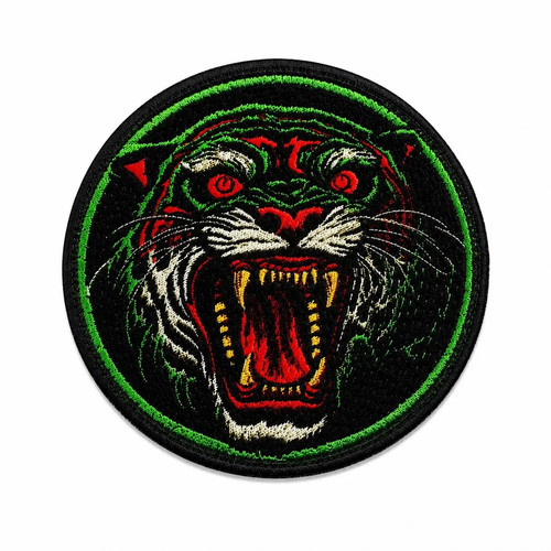 Tiger patch iron premium - iron-on,