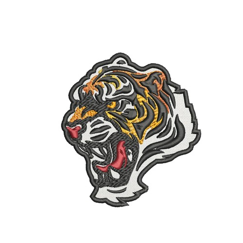 Bengal tiger iron - iron-on, patch